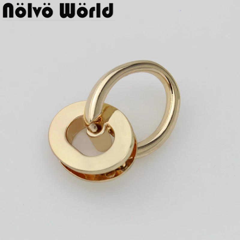 

20pcs Oval screw grommet plus detachable U ring for purse bag handle,repair handbag strap connector