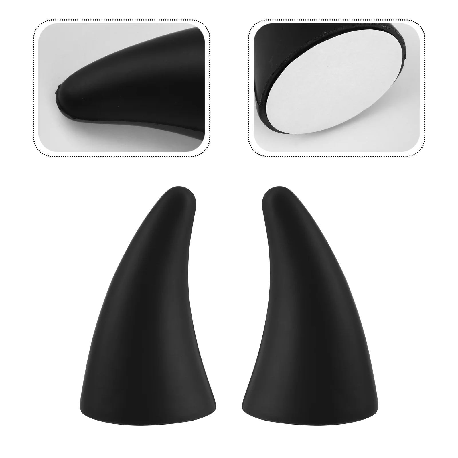 

2 Pcs Upholstery Trim Ornaments Bumper Protector Durable Anti-collision Artifact Car Styling Horn