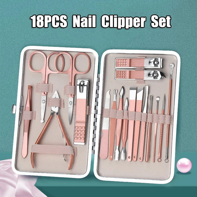 

Scissors Nail Clippers Set Dead Skin Pliers Nail Cutting Pliers Pedicure Knife Nail Groove Manicure Tool Household