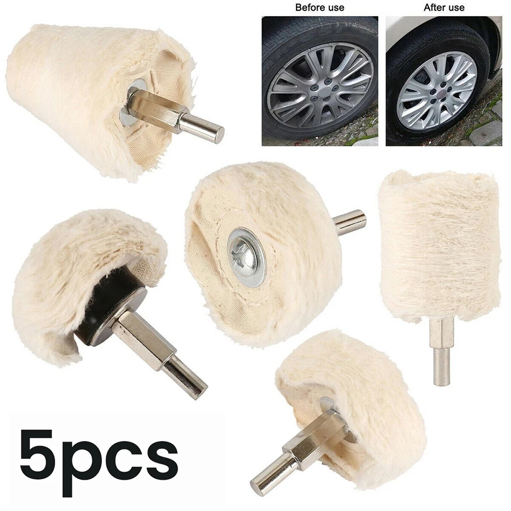 

5 Pcs Polishing Wheels Cotton Buffing Wheel For Plastic Ceramic Polishing Cleaning Tools Accessories milwaukee home tools