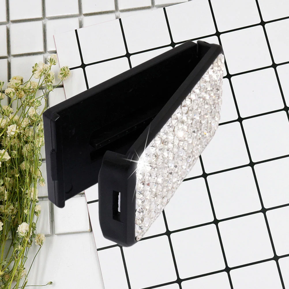 

1PC Car Seat Belt Clip Inlay Rhinestone Seat Belt Clip Car Seat Belt Retainer Safety Belt Tension Regulator Stylish Safety Belt