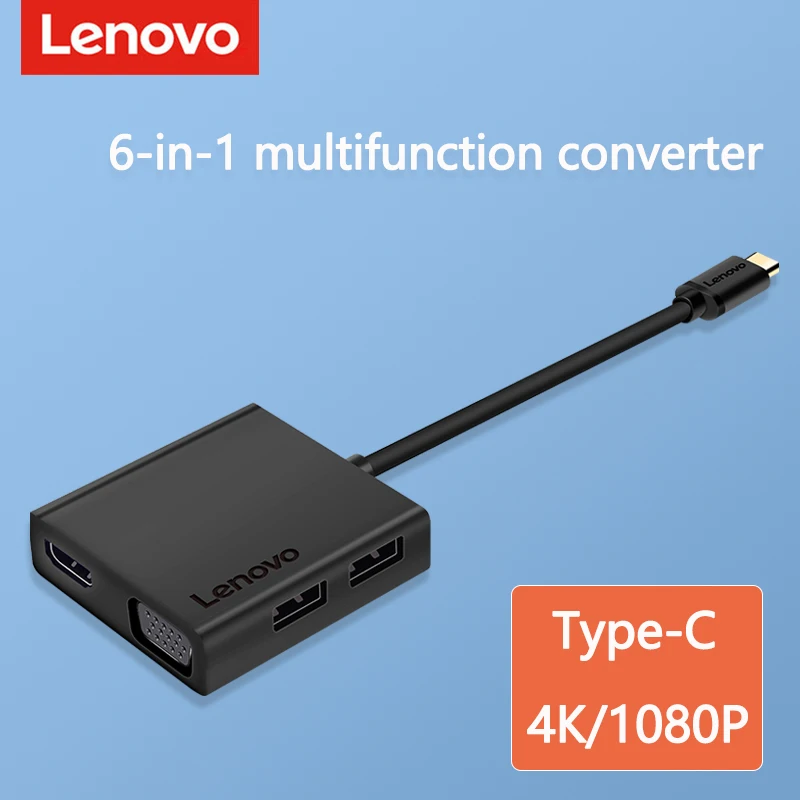 

USB-концентратор Lenovo с кардридером USB 3,0 HDMI для Apple MacBook