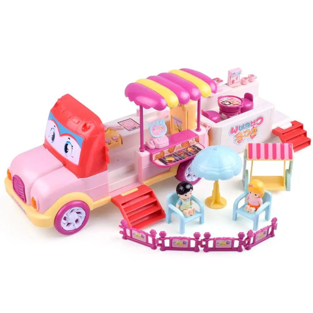 

Creative Kids Deformation Bus Model Skillful Manufacture Children Girls Music Sound Vehicle Superior Quality Toys Gift