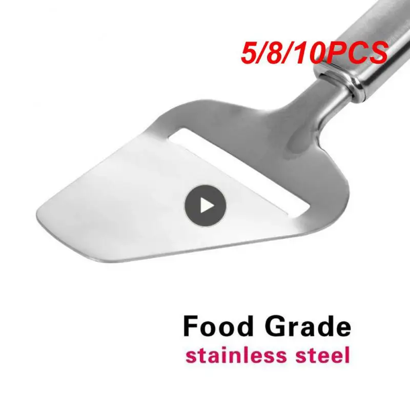 

5/8/10PCS Stainless Steel Cheese Slicer Cutter Cheese Slicing Knife Cutting Knife Cheese Peeler Pizza Cake Shovel