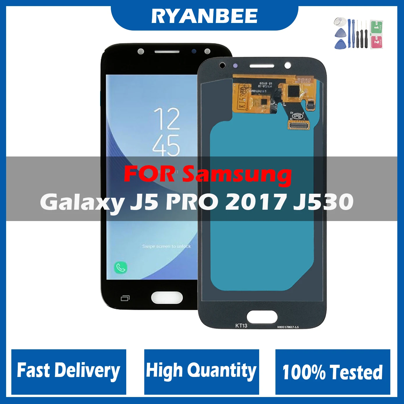 Оригинальный OLED ЖК-дисплей для Samsung Galaxy J530 J530F J5 Pro, ЖК-дисплей с сенсорным экраном и дигитайзером J5 2017 в сборе