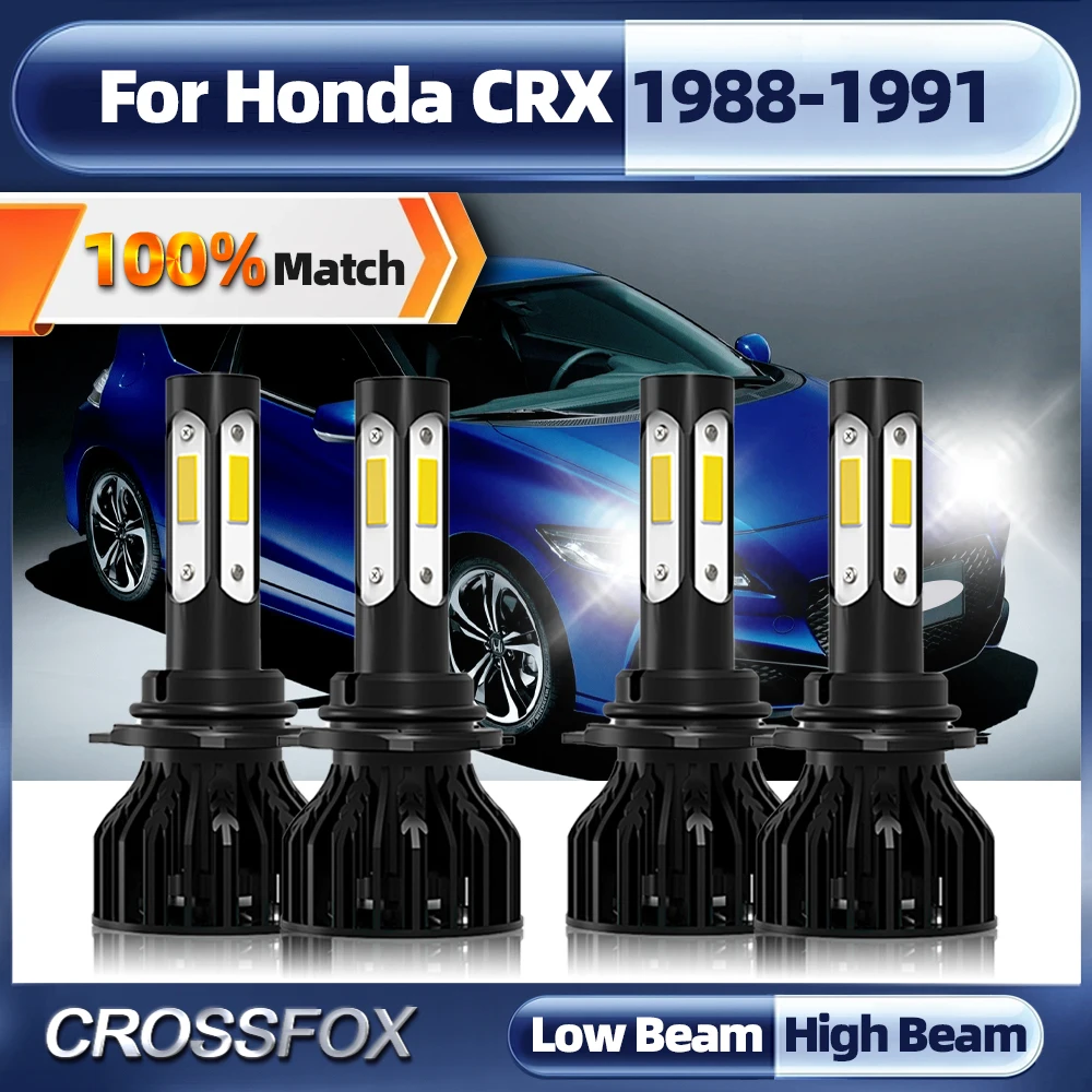 

240W 40000LM Car Headlight Bulbs 6000K 9005 HB3 9006 HB4 LED Car Light 12V Auto Headlamps For Honda CRX 1988 1989 1990 1991