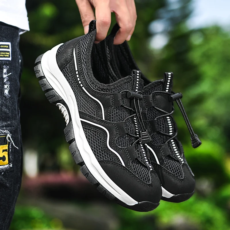 

Large Size 39-48 Men's Outdoor Creek Climbing Shoes Lightweight Non-slip Casual Sports Shoes Mesh Breathable Men's Sports Shoes