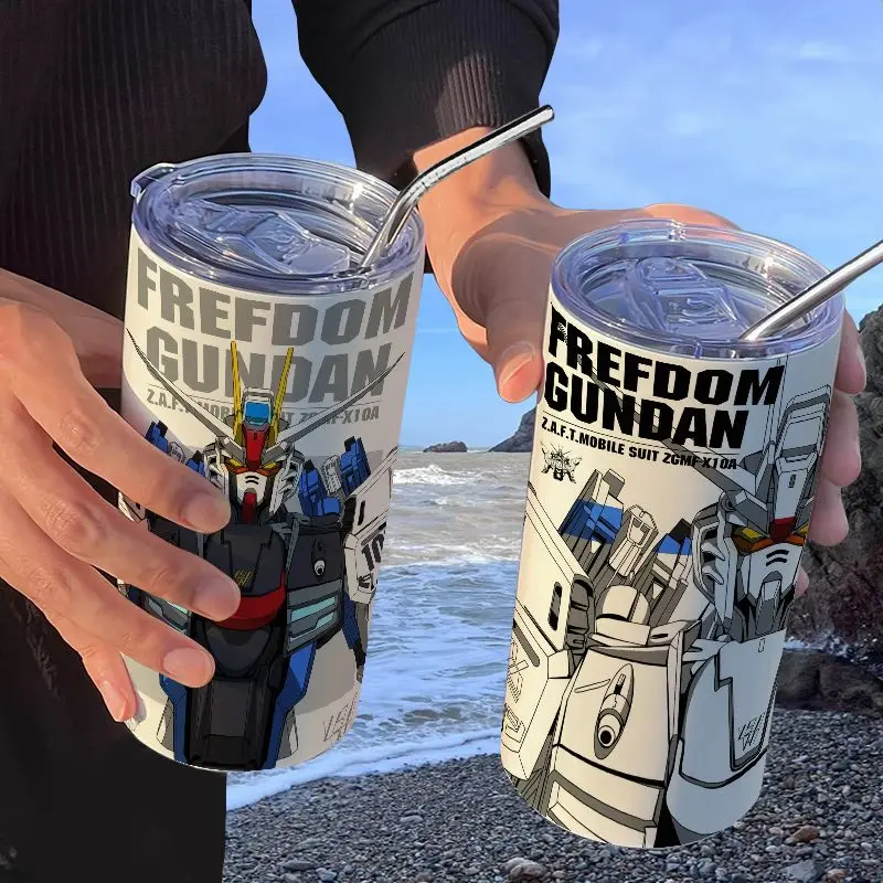 Портативный термос с соломинкой для мужчин и женщин