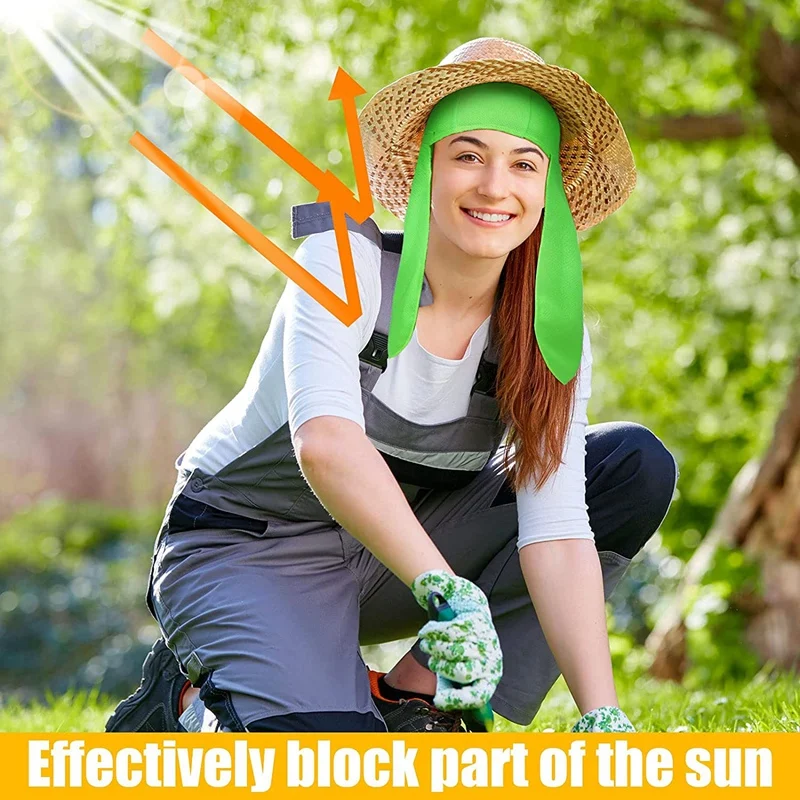 4 шт. твердая шляпа защита шеи Солнцезащитная жесткая идентичная и Шейная бандана