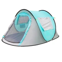 outdoor portable quick opening camping tent ventilation anti mosquito sunscreen shed waterproof sunshade beach shade party tent