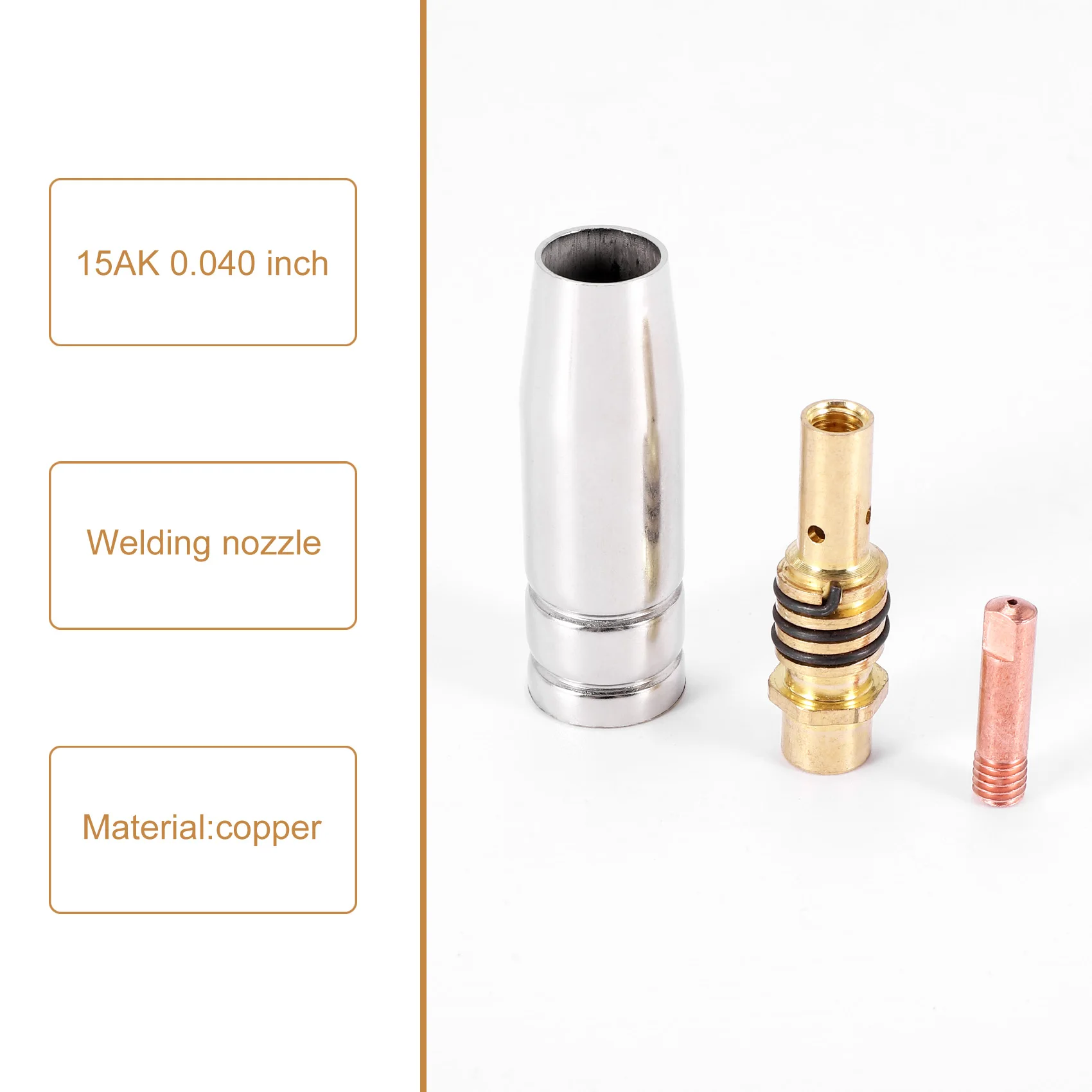 11 шт./компл. сварочное сопло Mig держатель сопла для сварочной горелки контактные