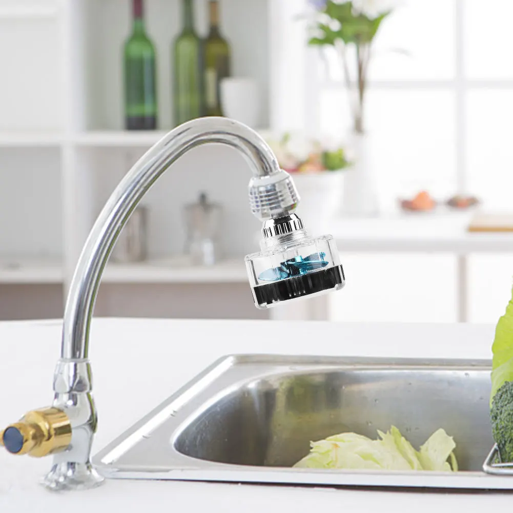 

Kitchen Faucet Sprayer 360° Rotating Sink Faucet Head Extender Splashproof Water Saving Booster Tap Nozzle Universal Adapter