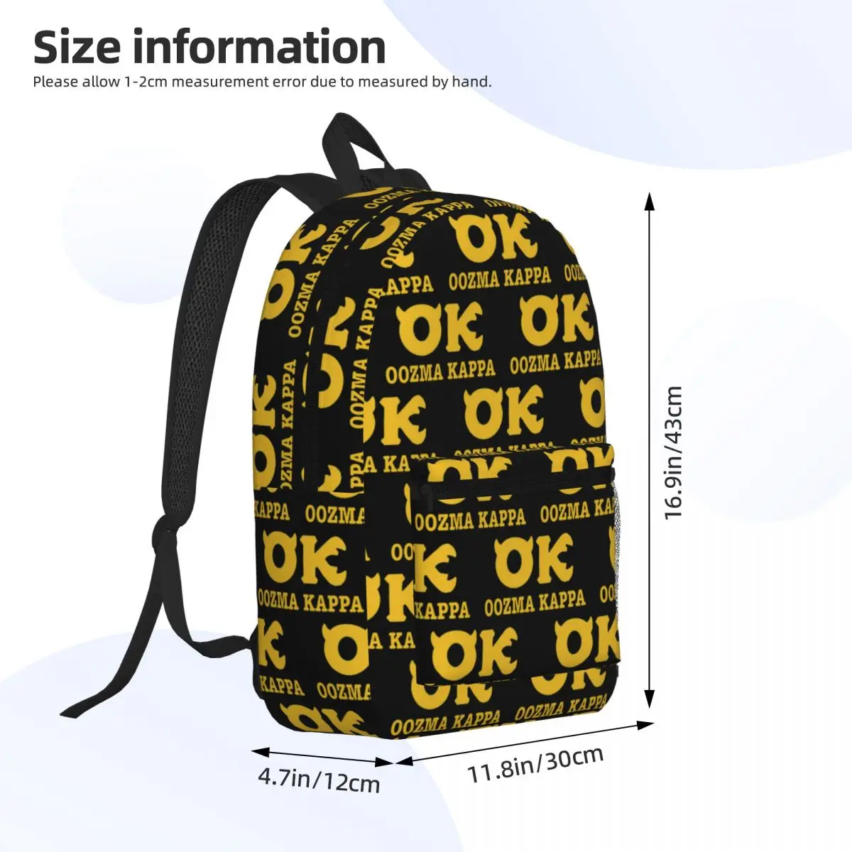 Фото Рюкзак Squishy Oozma Kappa OK, вместительный детский рюкзак, школьная сумка, сумки на плечо для мужчин и женщин №4