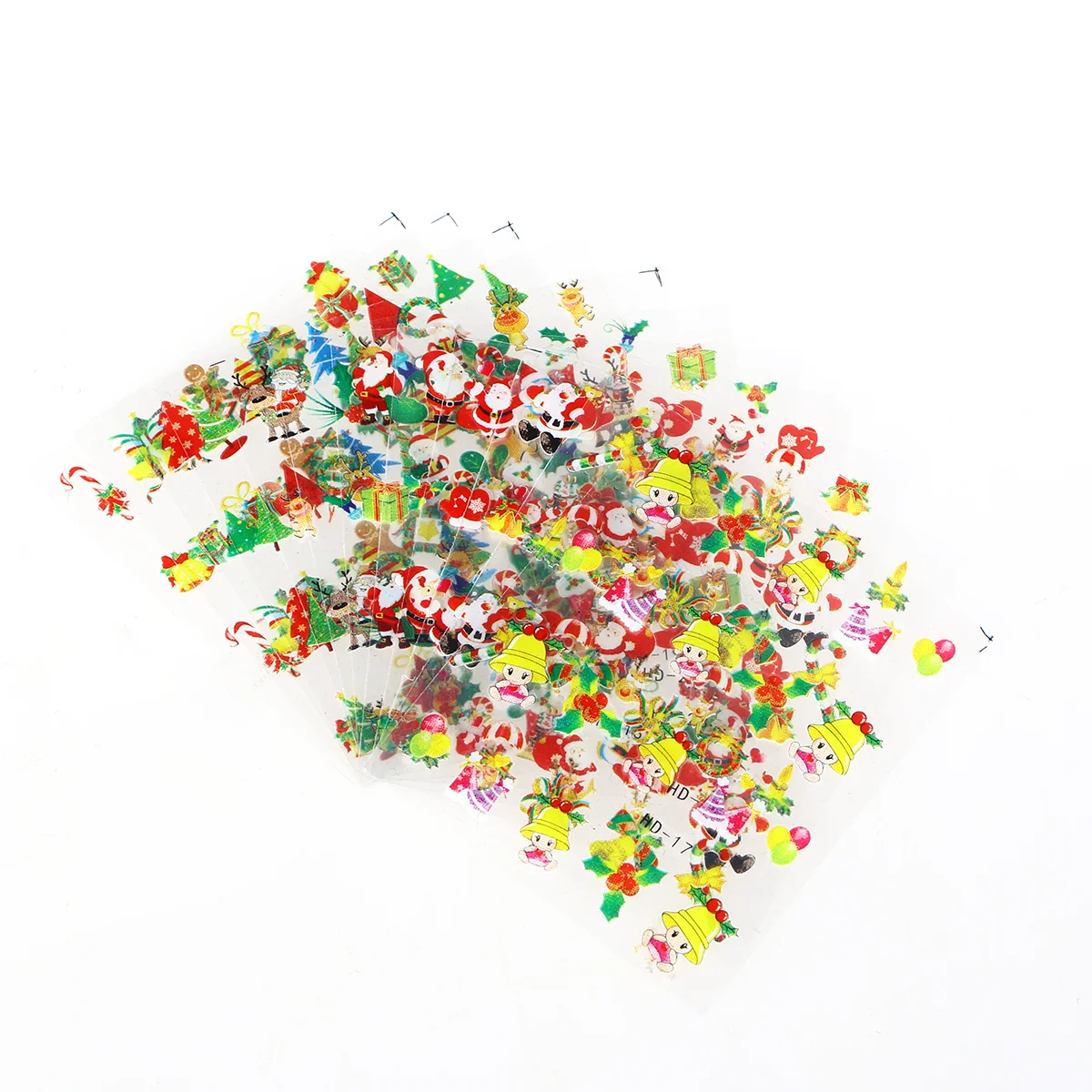 

12 Sheets 3D Christmas Nail Stickers Decals Manicure Nail Decorations