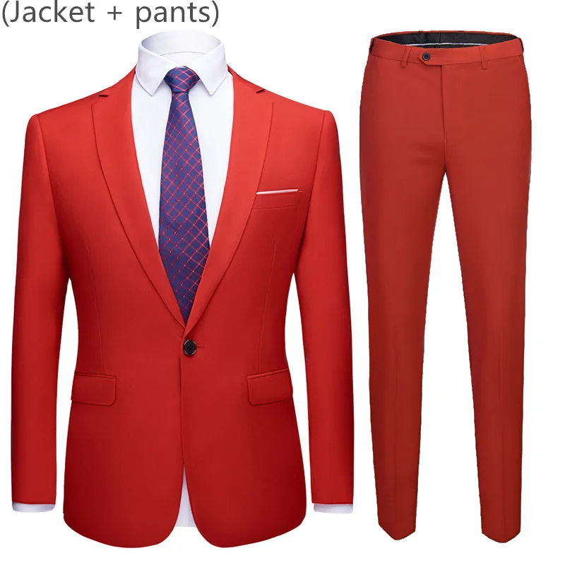 

Custom Made Groom Wedding Dress Blazer Suits Pants Business High-end Classic Dress Trousers SA03-27599