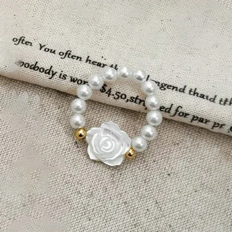 Серебряные кольца с жемчугом