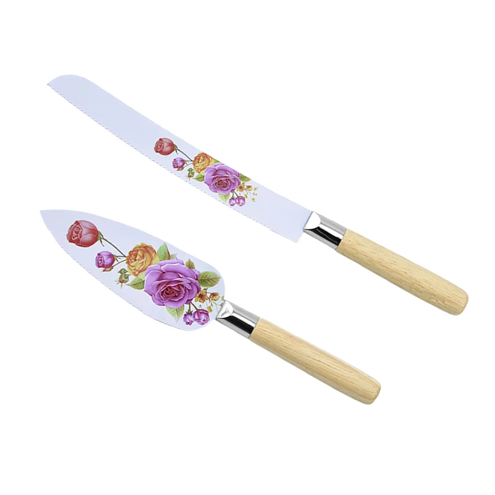 

1 Set Party Cake Cutter Stainless Steel Cake Server Cake Cheese Spatula Portable Cake Server for Kitchen Home Wedding