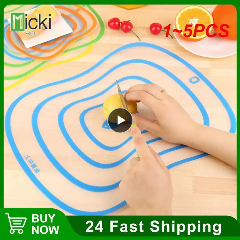 1-5 шт. гибкая кухонная доска для резки фруктов