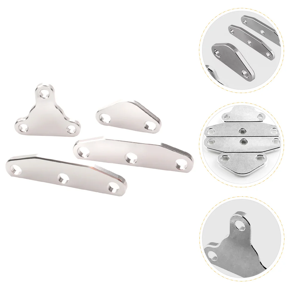

4 Pcs Gaskets EGR System Block Plates EGR System Gasket EGR Smog Air Plug Car Reapir Gaskets Aluminum Intake Plate