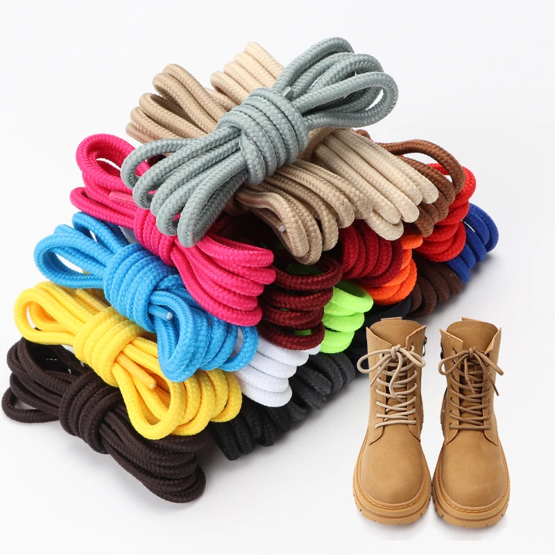 

Classic Round Shoelaces for Sneakers Martin Boot Hiking Shoes Shoelace Oxford Shoe Laces 90cm/120cm/150cm Shoestrings 1Pair