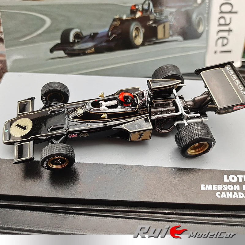 

Altaya 1:43 Lotus 72E 1973 F1 Canadian Grand Prix Runner-up Fittipaldi Limited Edition Metal Static Car Model Toy Gift