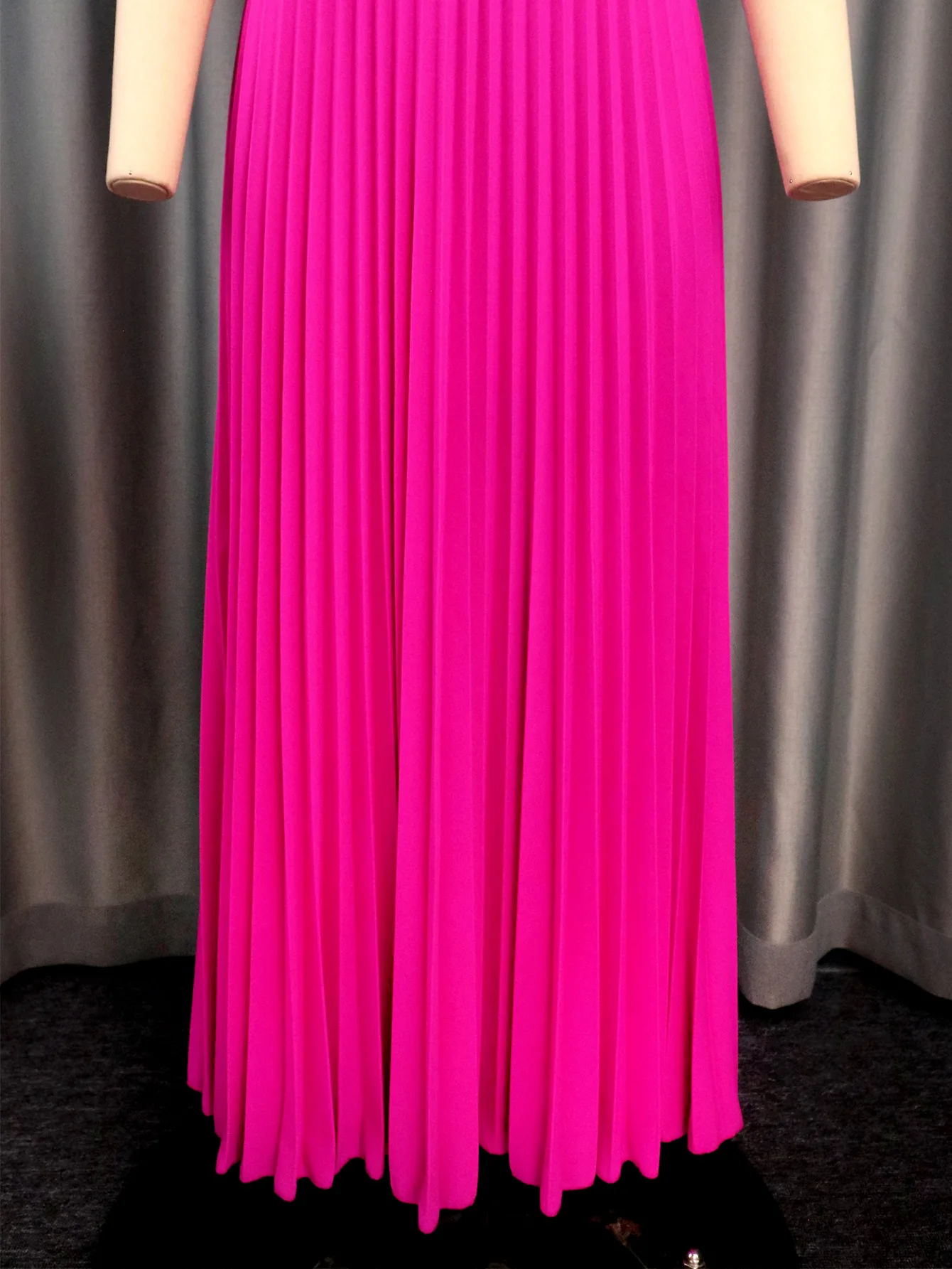 Plus Size Pleated Prom Dress Chubby Women Puff Sleeve Luxury Cloth Female Long Robe 2023 Summer Trendy Elegant Evening Dress