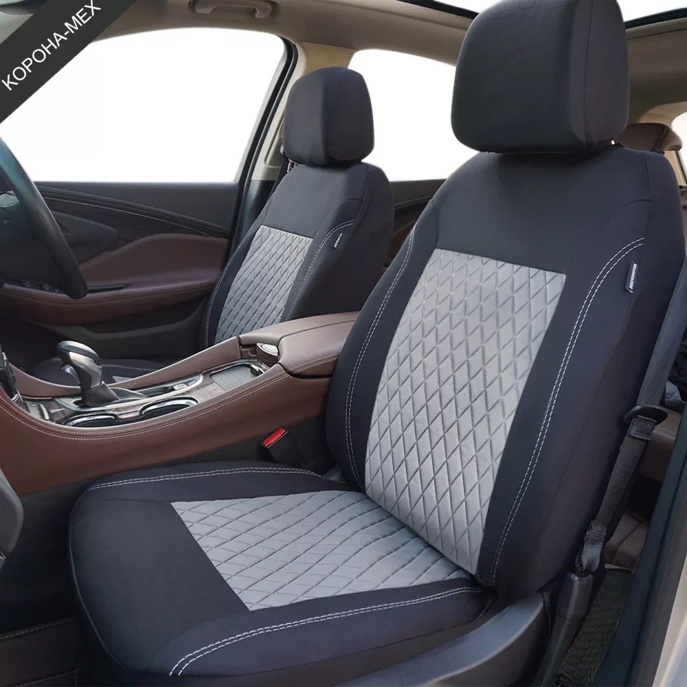 

Чехол для автомобильного сиденья с вышивкой фирмы KOPOHA MEX, универсальный, подходит для большинства автомобилей, украсит и защищает детали си...