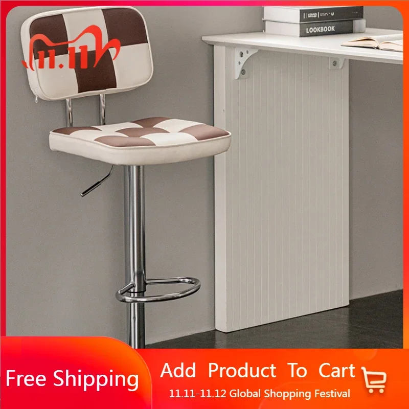 

reception Adjustable Dinning Bar Chairs Modern Swivel Counter Relaxing Designer Chairs High banqueta alta luxury Furniture HY