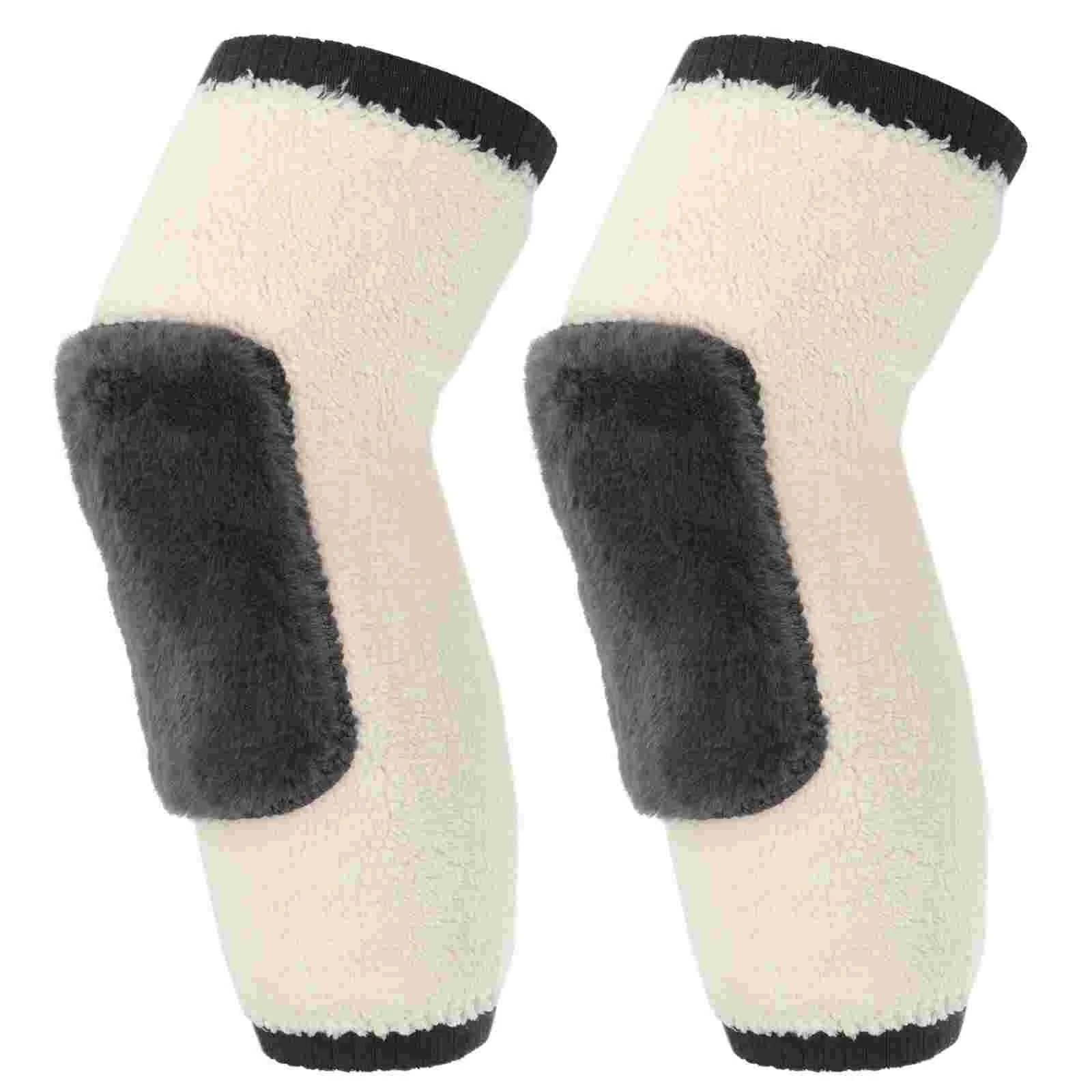 

Knee Warmers Legpads Sleeve Winter Sleeves Covers Pad Thermal Support Brace Warm Protectorsfleece Warmer Protector Braces Men