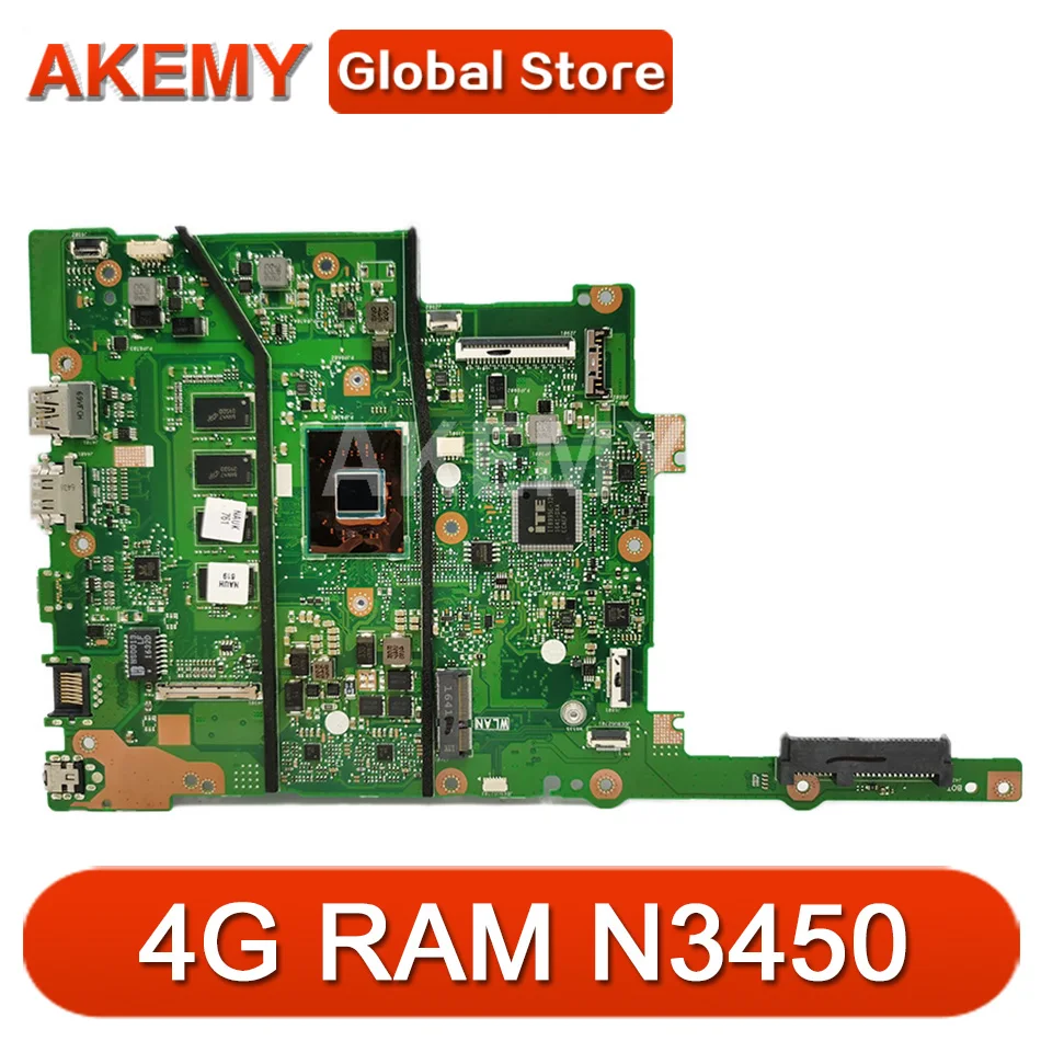 

90NB0C50-R000E0 For ASUS E402NAS E402NA E402N Laptop Mainboard Motherboard w/ 4G RAM /N3450(14 inch Laptop )