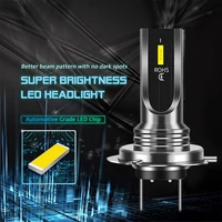 2pcs led headlight csp h7 120w 12v 24v headlight replace xenon hilow kit bulbs beam 6000k canbus white light aluminum alloy