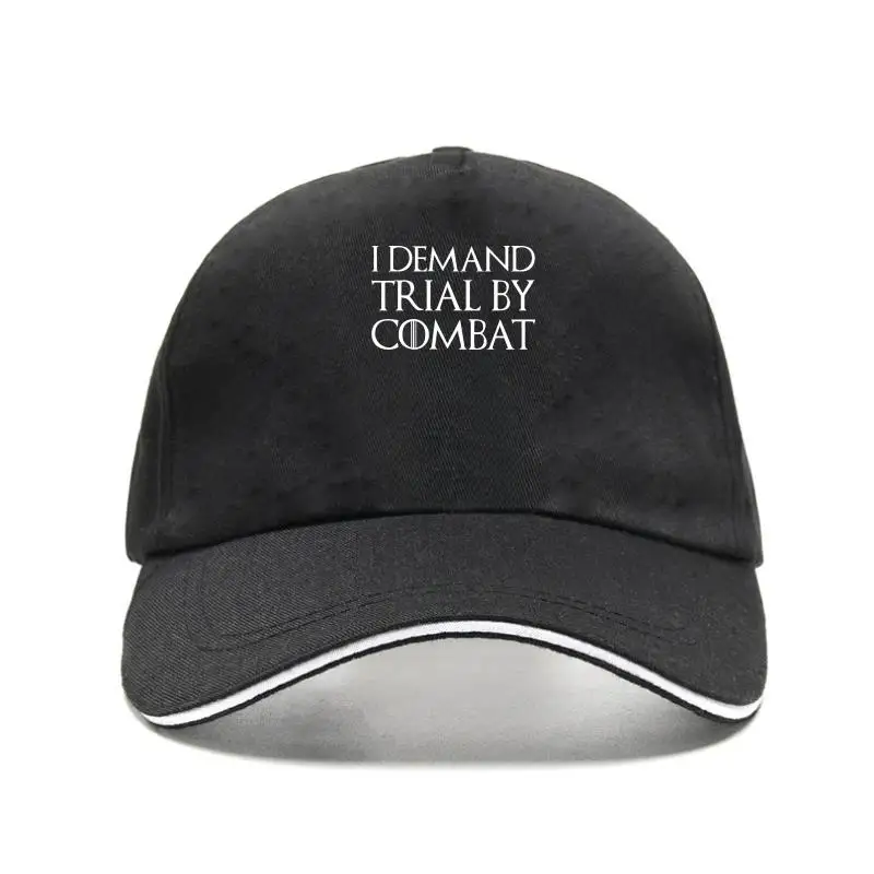 

2020 100% Cotton Snapback Mesh Baseball Cap Bill Hat I Demand Trial By Combat Baseball Cap Funny Tv Show Quote Comedy Gift Baseb