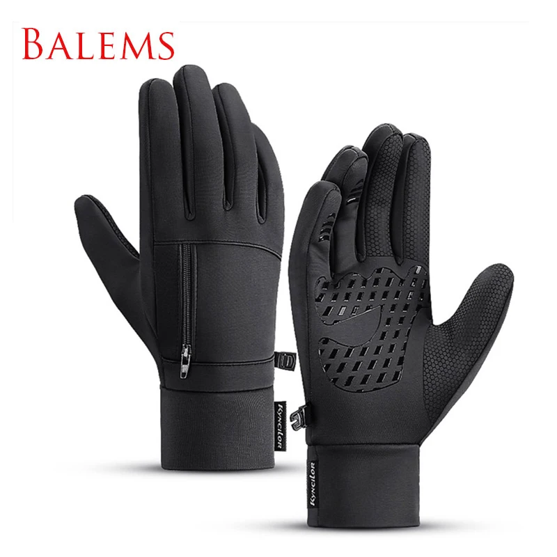 

Waterproof Winter Warm Pocket Cycling Gloves Touchscreen Antislip Bicycle Skiing Gloves for Men Women Thermal Motocycle Gloves