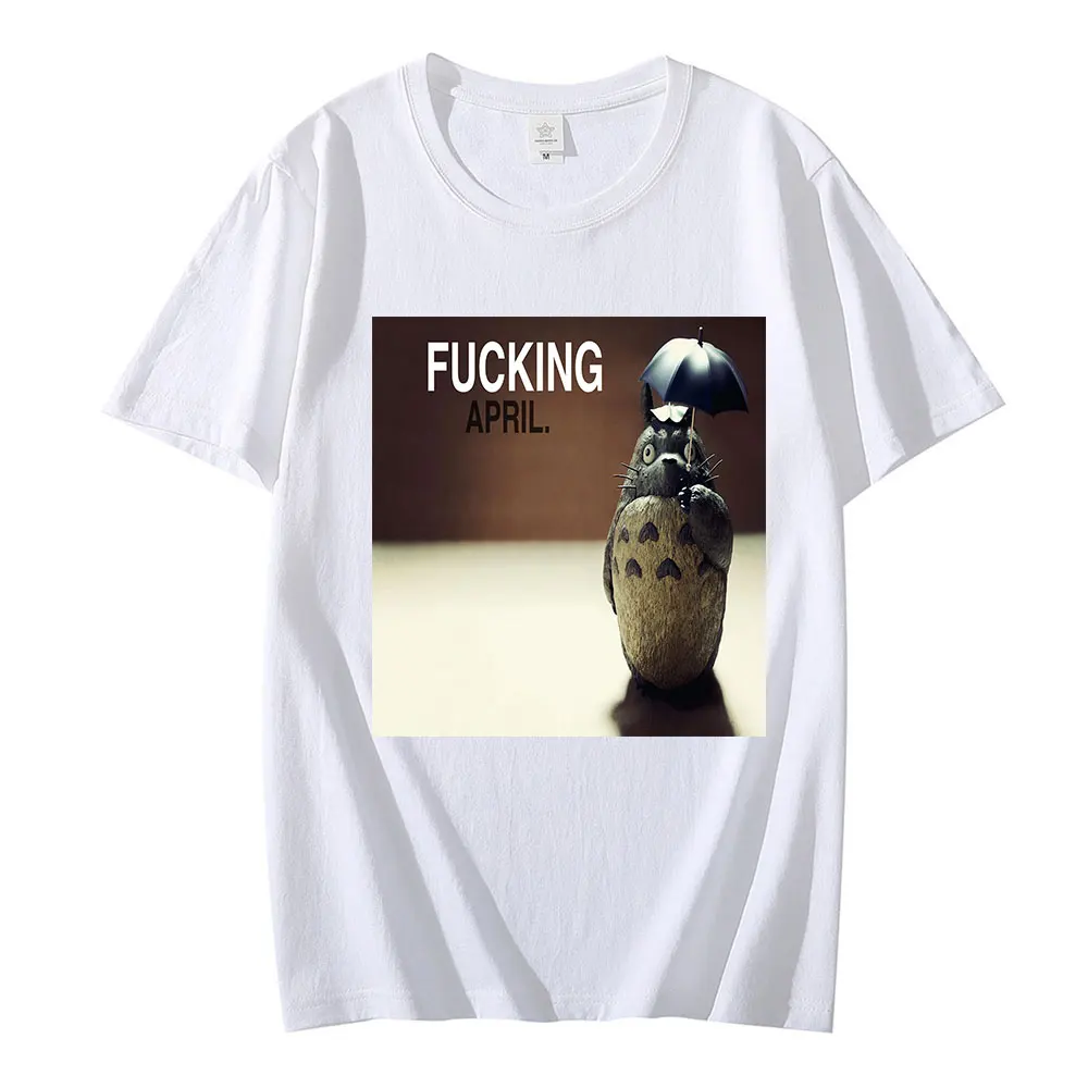 

Футболка Hayao Miyazaki из аниме «Тоторо студия», модная аниме футболка, веселая модная футболка, Тоторо, топ с графическим рисунком, одежда