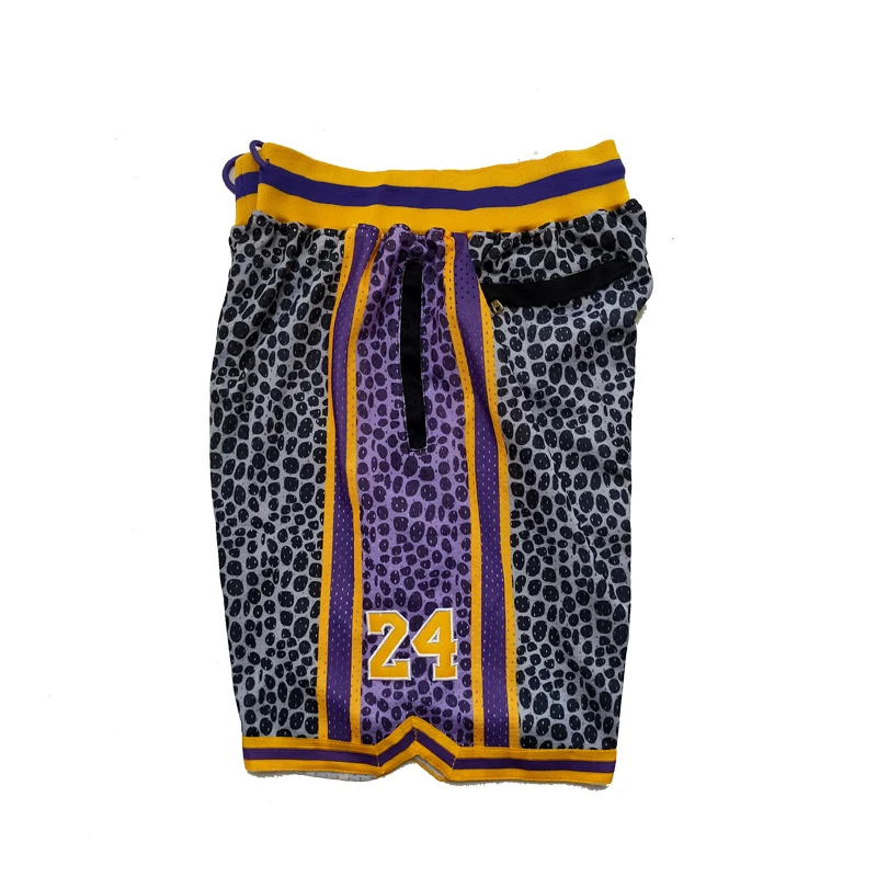 Men Basketball Shorts Snake Skin Pattern Four Pockets Sewing Embroidery Sports Outdoor Beach Pants Fitness Black Grey 2023 New