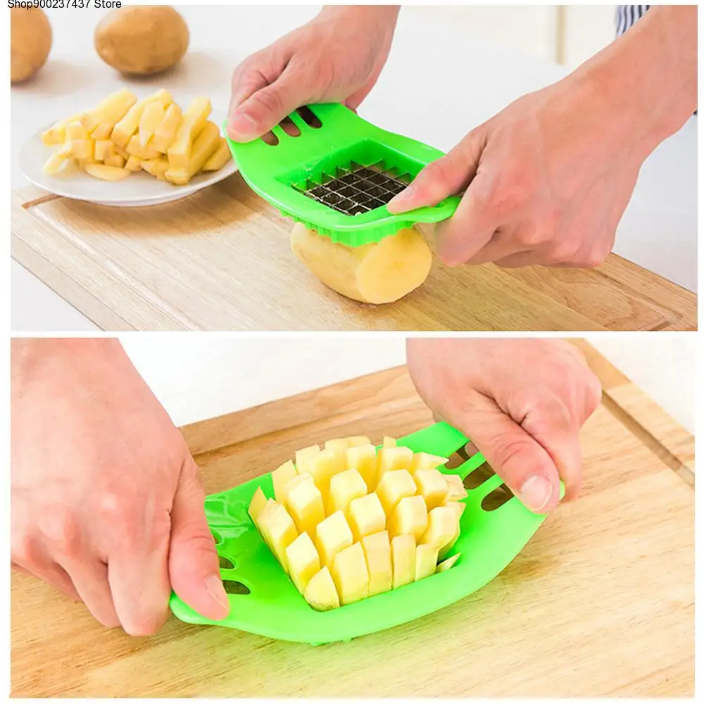 

New Hot Kitchen Gadgets NEW Vegetable Potato Slicer Cutter Chopper Chips Making Tool Potato Cutting Tool keuken accessoires