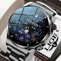 lige bluetooth call smart watch men healthy monitor nfc access control watches ip67 waterproof 1 28%e2%80%9d hd screen sports smartwatch