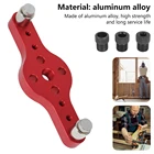 Вертикальный карманный зажим для отверстий, деревообработка, 6810 мм, буровой локатор, дерево, дюбелирование, самостоятельная Настройка, набор направляющих, перфоратор для отверстий