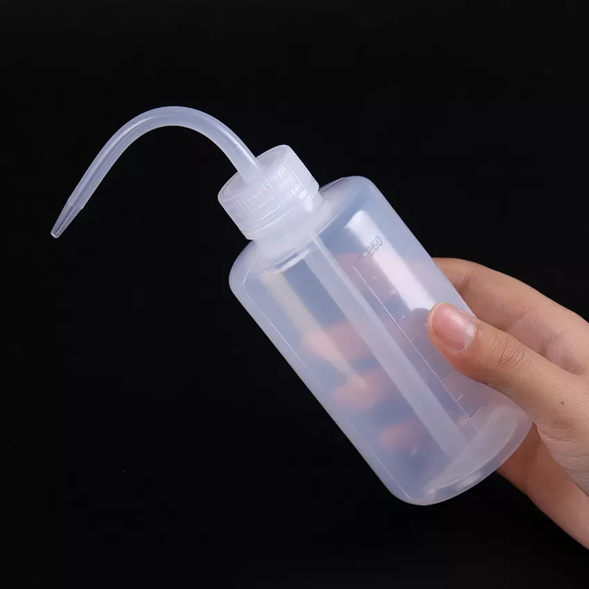 

NEW2023 Cosmetic Remover Bottle Elbow Narrow Mouth Long Tube Clean Eyebrow Skin Care Remover Bottle Eyelash Extension Tool