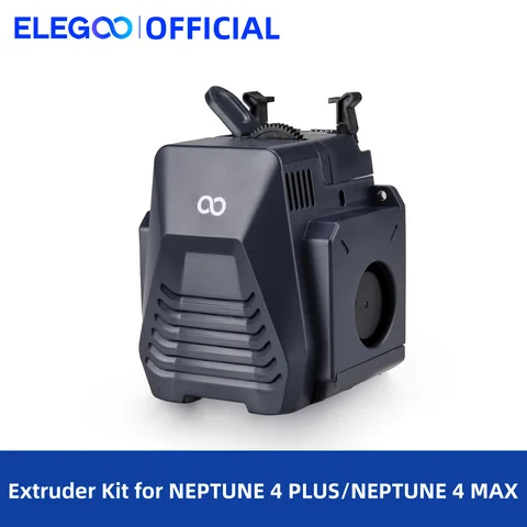 ELEGOO FDM 3D принтер, экструдер для Нептуна 4 PLUS Нептун 4 MAX 3D принтер, полностью собранный двойной механизм Запчасти для экструдера с прямым приводом