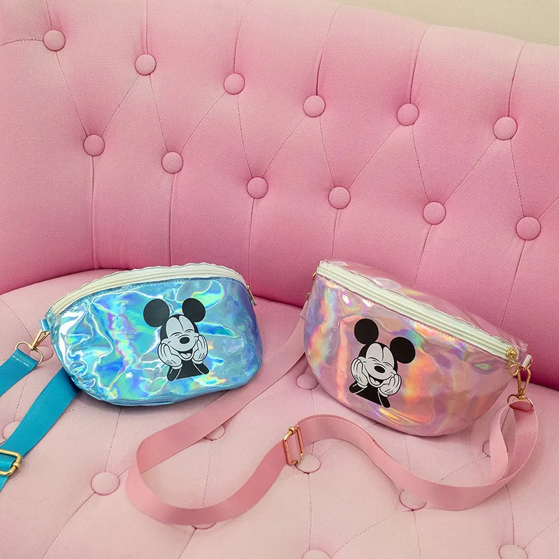 Disney New Cartoon Mickey Coin Purse Luxury Brand Large-capacity Children's Shoulder Bag Multi-functional Student Messenger Bag images - 6