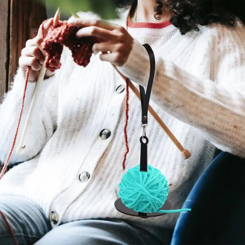 Держатель для струн съемный акриловый держатель пряжи многоразовый легкий на