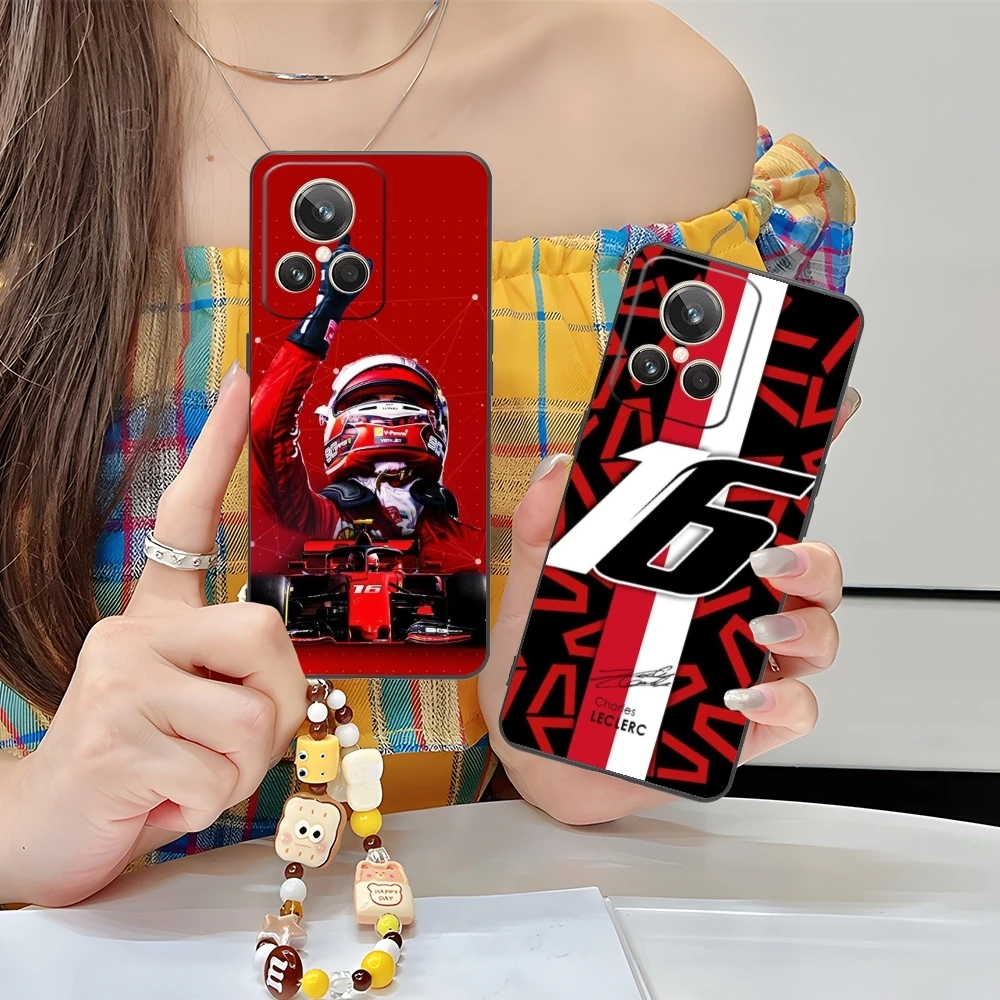 Мягкий черный чехол для телефона F1 Charles дорожек Realme GT 2 9i 8i 7i Pro X50 X2 C35 C21 C20 C11 C3