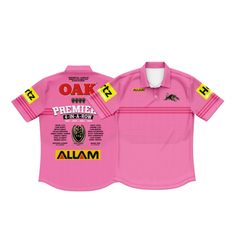 Дебютная майка Pengris Black Panthers 2024 года — детская рубашка-поло