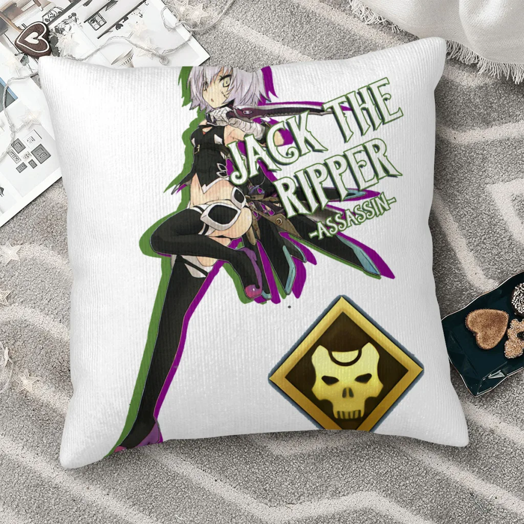 

Jack the Ripper Assassin Throw Pillow Case Fate Grand Order Anime Cushion Home Sofa Chair Print Decorative Hug Pillowcase