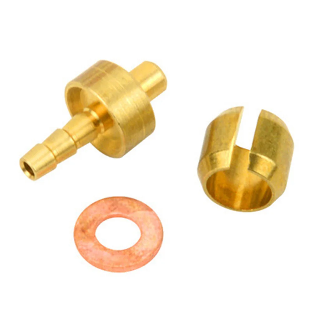 

For HOPE TECH3 V4/E4/X2 Hydraulic Brake Hose Copper+Aluminum Nut Fittings Kit Olive Parts Bike Bicycle Cycling Hot sale