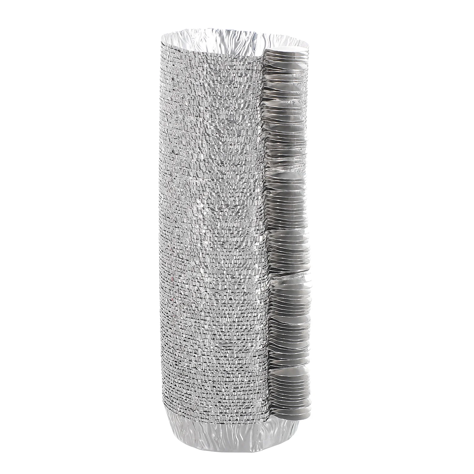 

100pcs Laboratory Equipment Practical Aluminum Pans Aluminum Weighing Plate for Labs