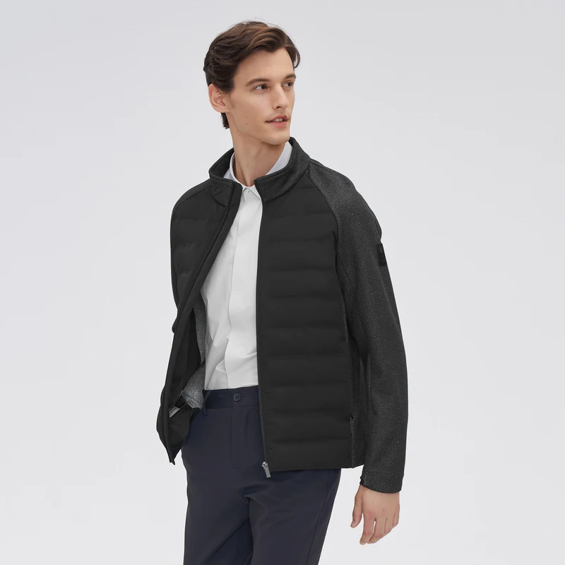 Повседневная куртка BOSIDENG smar зимняя 90% гусиный пух для мужчин зимний костюм с