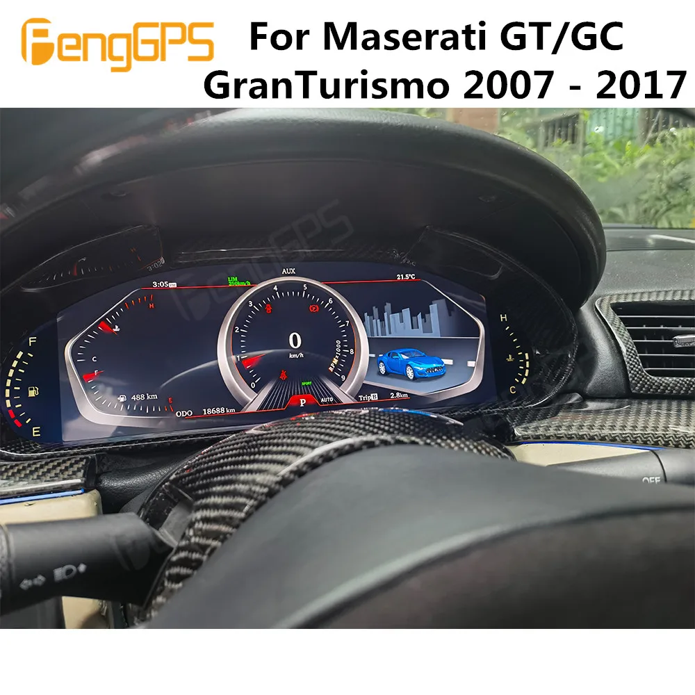 Для Maserati GT/GC granтуризм 2007 - 2017 автомобильный ЖК-приборный плеер цифровой кластер