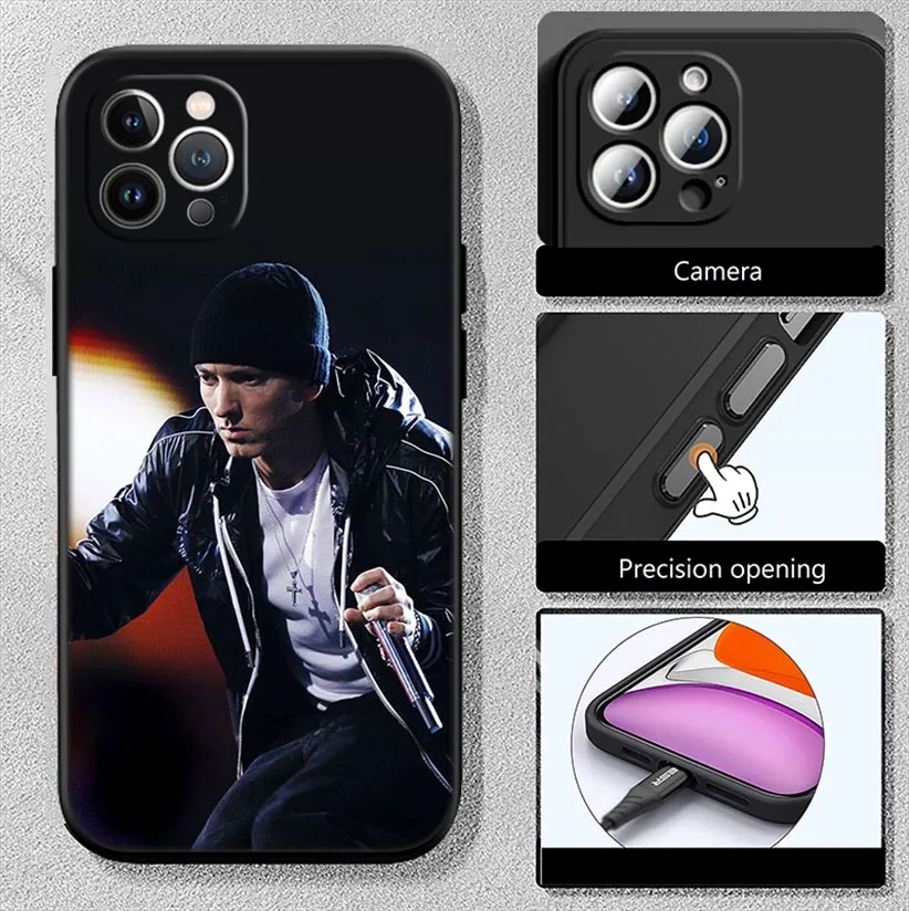 Чехол для телефона E-Eminem Samsung Galaxy Note 8 9 10 20 Ultra Lite Plus A03 A11 M21 J5 J6 J7 J8 Prime Core Pro Quantum 2